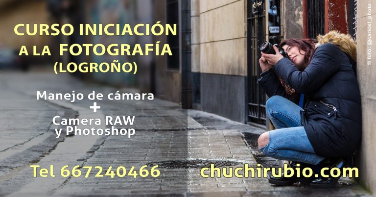 Curso Iniciación a la Fotografía, para principiantes, en Logroño